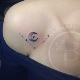 Black Heart Tattoo