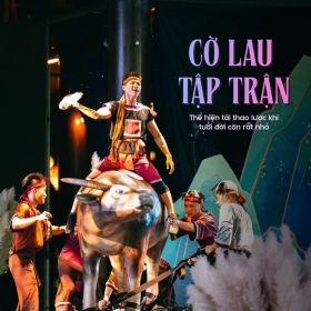 Show thực cảnh Anh Hùng Cờ Lau - Hoa Lư Ninh Bình - Hạng CL350 Xanh đậm - Người lớn
