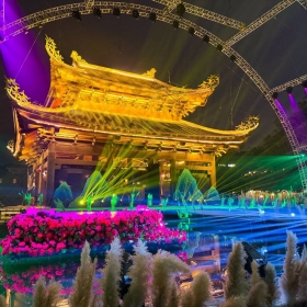 Show thực cảnh Anh Hùng Cờ Lau - Hoa Lư Ninh Bình - Hạng CL350 xanh đậm - Trẻ em