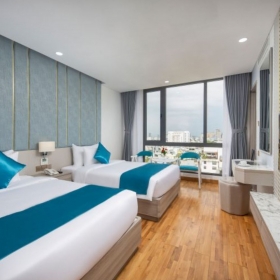 Đà Nẵng - Calix Hotel 3 sao - Phòng Deluxe Triple cho nhóm 3 khách