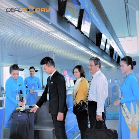 Dịch vụ tiễn khách tại Ga Quốc nội sân bay Quốc tế Nội Bài