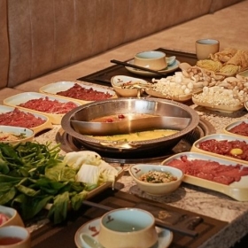 Nhà hàng Shacha Níu - Buffet lẩu bò Triều Châu menu 398K áp dụng trưa từ thứ 2 đến thứ 6