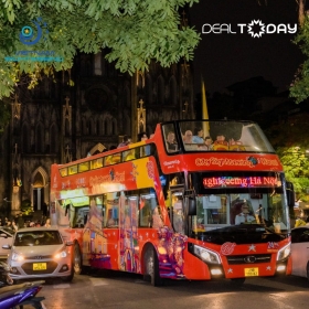Vé xe bus 2 tầng City Sightseeing Tour đêm tham quan Hà Nội 1 vòng - Vé trẻ em