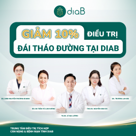 E-Coupon - Giảm 10% điều trị chuyên sâu đái tháo đường tại DiaB
