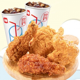 Lotteria - Voucher combo 4 Chicken