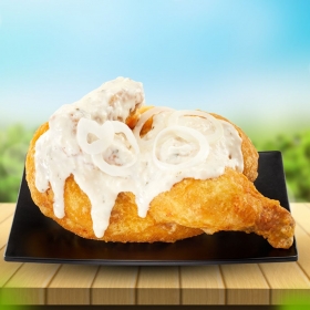 Voucher Gà chiên sốt Creamy Onion nửa con tại Chicken Plus
