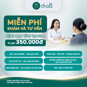 E-Coupon - Miễn phí khám và tư vấn chuyên sâu tại DiaB
