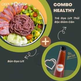 Combo Bún gạo lứt healthy tặng trà gạo lứt thải độc giảm cân tại Mr.Eco Healthy Food