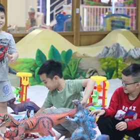 Funny Kids - Vé khu vui chơi Kidszone và công viên khủng long tại Royal City - Áp dụng Thứ 2 - Thứ 6