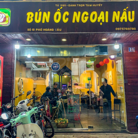 Bún ốc Ngoại nấu