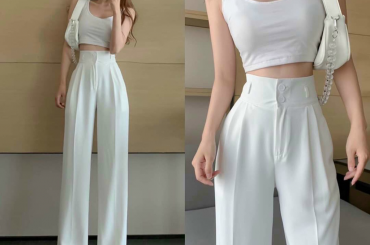 Những kiểu quần hách chân cho những cô nàng chiều cao khiêm tốn