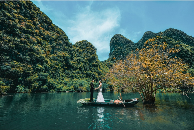 Những góc chụp hình đẹp tại Ninh Bình tạo ra thước phim cổ điển giữa nhịp sống hiện đại