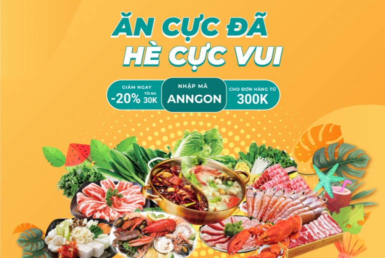 Tận hưởng ẩm thực 4 Phương giá ưu đãi từ chương trình Ăn cực đã - Hè cực vui