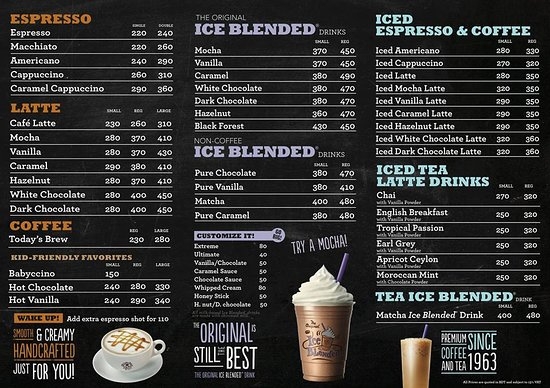 the-coffee-bean-&-tea-leaf-menu